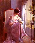 Young Woman Reading By A Window